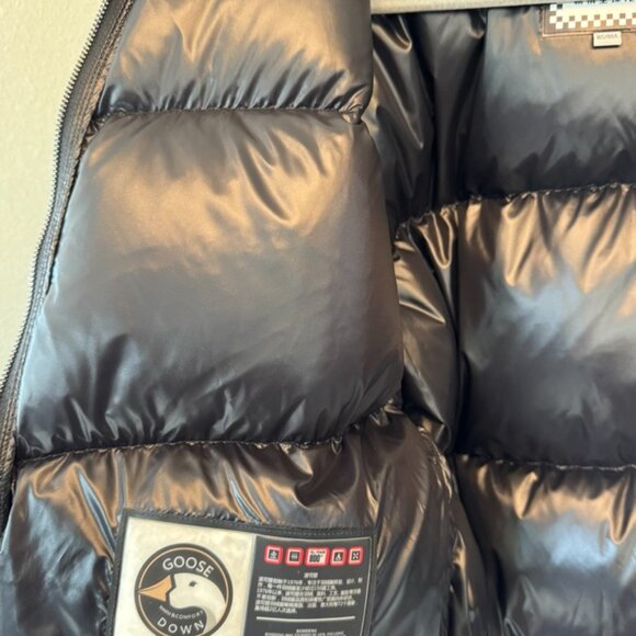 RARE NWOT Jean Paul Gaultier X Bosideng Down Coat Women's Medium Puffer Zebra - Picture 5 of 16